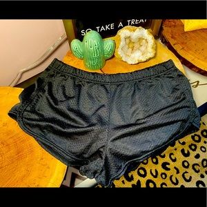 Black Teeny Tiny mesh soffe shorts